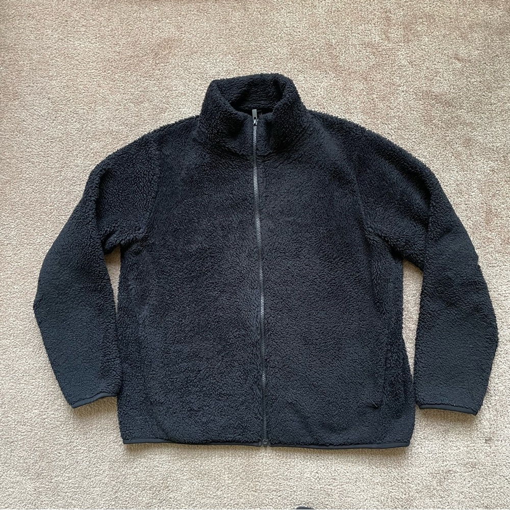 Uniqlo Fluffy Yarn Fleece Fill-Zip Jacket - Womens Large Perfect